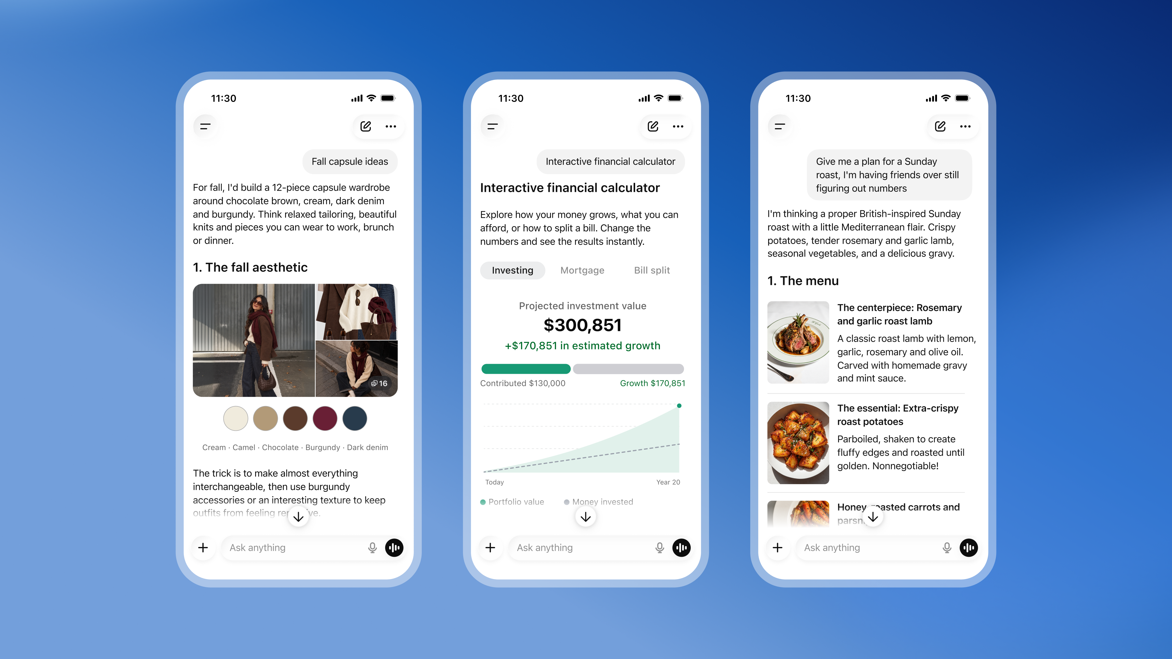 ChatGPT's 'Intelligent UI' update fills its responses with pictures, charts, and buttons
